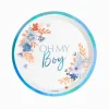 Platos Llano Oh My Boy Azul 23cm