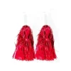 Pompones Animadora Brillo Rojo