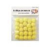 Pompones de Manualidad Amarillo 2cm ±25pcs