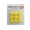 Pompones de Manualidad Amarillo 3cm ±9pcs