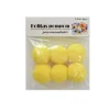Pompones de Manualidad Negro 3.5cm ±6pcs
