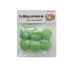 Pompones de Manualidad Verde 3.5cm ±6pcs