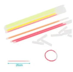 Pulsera Luminosa Fluorescente 8pcs