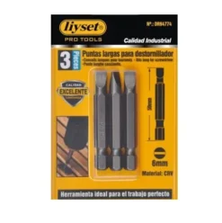 Puntas Para Destornillador Plano 6x50mm