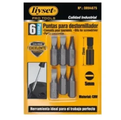 Puntas Para Destornillador Plano 5x25mm