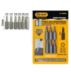 Puntas Para Destornillador Torx 25mm