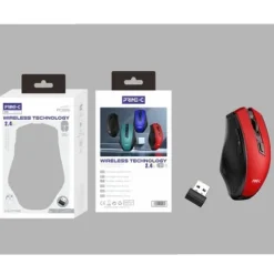 Ratón Inalámbrico 2.4 GHz Rojo