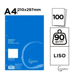 Recambio Liso A4 100H