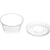 Salsera Blanca con Tapa Transparente 30CC