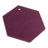 Salvamantel Hexagonal Silicona Violett 20cm