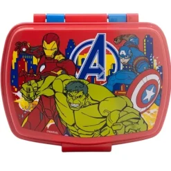 Sandwichera Rectangular Avengers Bombers