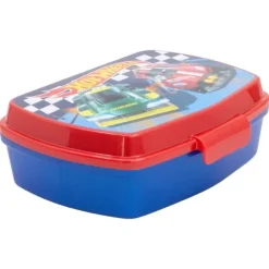 Sandwichera Rectangular Hotweels Blue Fire