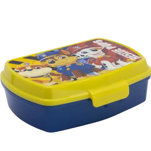 Sandwichera Rectangular Paw Patrol Boy Rescue Pups