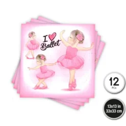 Servilletas Ballet 33x33cm