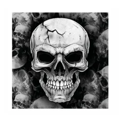 Servilletas Calavera 16x16cm