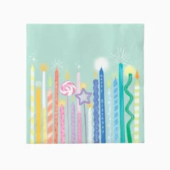 Servilletas Cumple Velas 33x33cm