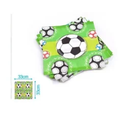 Servilletas Fútbol 33x33cm