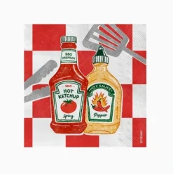 Servilletas Ketchup 33x33cm