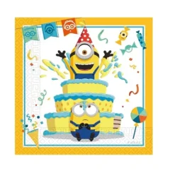 Servilletas Minions 33x33cm