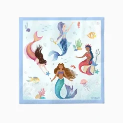 Servilletas Sirena Mermaid 33x33cm