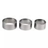 Set 3 Aros Acero Inox