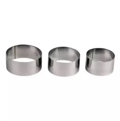 Set 3 Aros Acero Inox