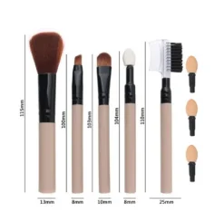 Set Brochas Para Maquillaje 5pcs