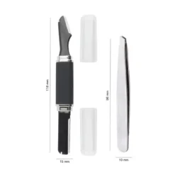Set Cejas Negro 2pcs