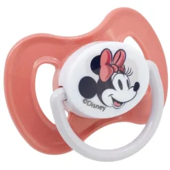 Set 2 Chupetes Tetina Reversible +6M «MINNIE MOUSE HEART FULL»
