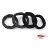 Set Coleteros Negro 4pcs