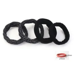 Set Coleteros Negro 4pcs