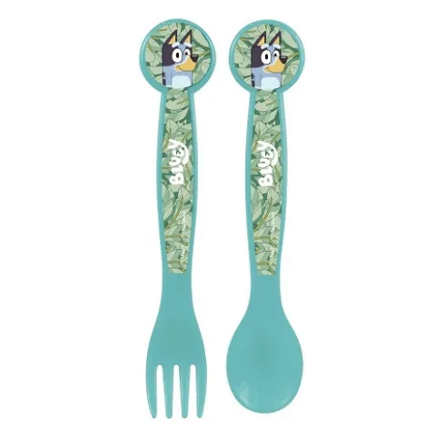 Set 2 Cubiertos PP Bluey