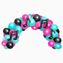 Set de Arco de Globos Music Notas 44pcs