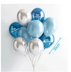 Set de Globos Azul 10pcs