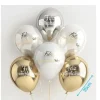 Set de Globos Cumple Plata 6pcs