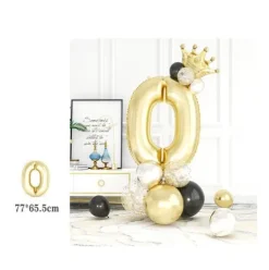 Set de Globos Dorado 18pcs