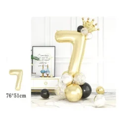 Set de Globos Dorado 18pcs