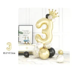 Set de Globos Dorado 18pcs
