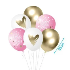 Set de Globos Girl 6pcs