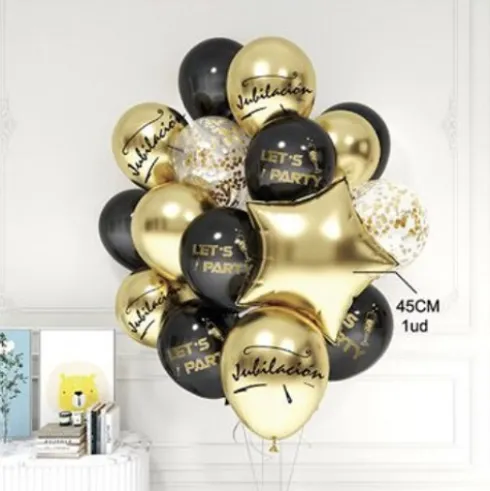 Set de Globos Jubilación 16pcs