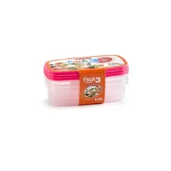 Set 3 Fiambreras 250ml