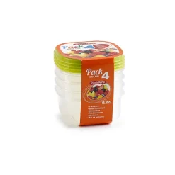 Set 4 Fiambreras 220ml