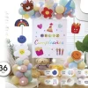 Set Globos con Cartel Oso 36pcs