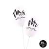 Set Globos Decorado ‘Mr & Mrs’ 8uds