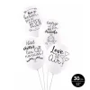 Set Globos Decorado ‘Wedding’ 8uds