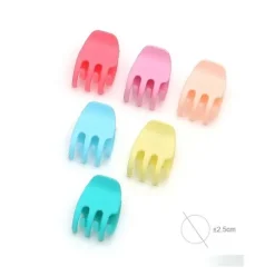 Set Mini Pinzas Para Cabello Multicolor 6pcs