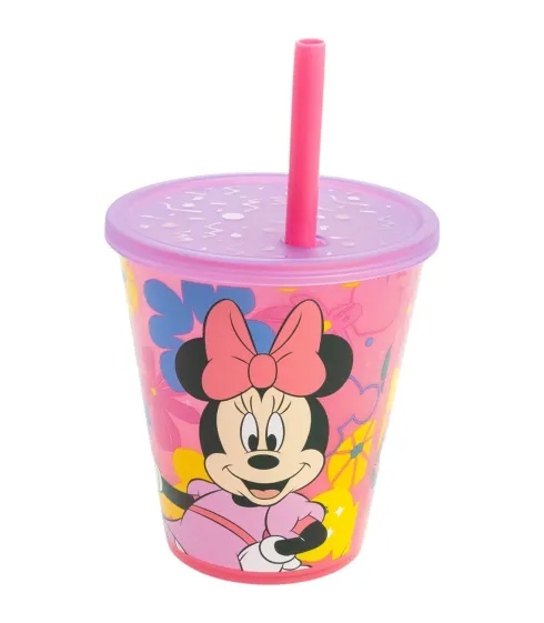 Set 4PCS Vaso Caña PP Joy 285 ML Minnie