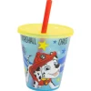 Set 4PCS Vaso Caña PP Joy 285 ML Paw Patrol Boy