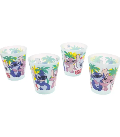 Set 4PCS Vaso PP Joy 285 ML Stitch