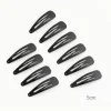 Set Pinzas Para Cabello Negro 10pcs